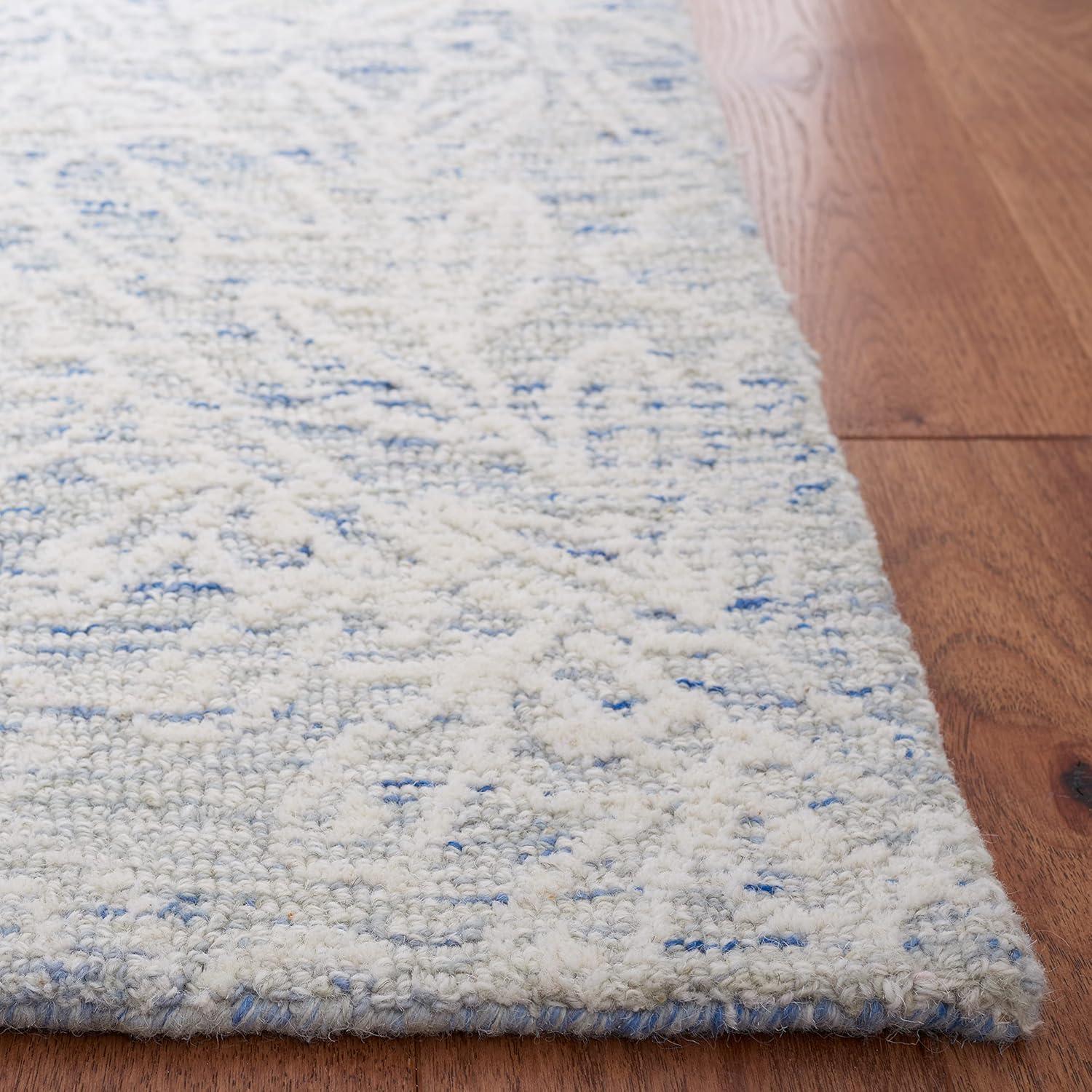 Canora Grey Greisofe Hand Tufted 80% Wool, 20% Cotton With Cotton Backing Floral Rug