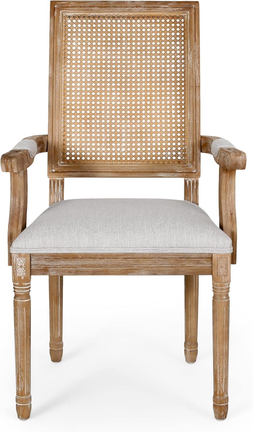 Christopher Knight Home Maria DINING CHAIR SETS, Light Grey + Natural