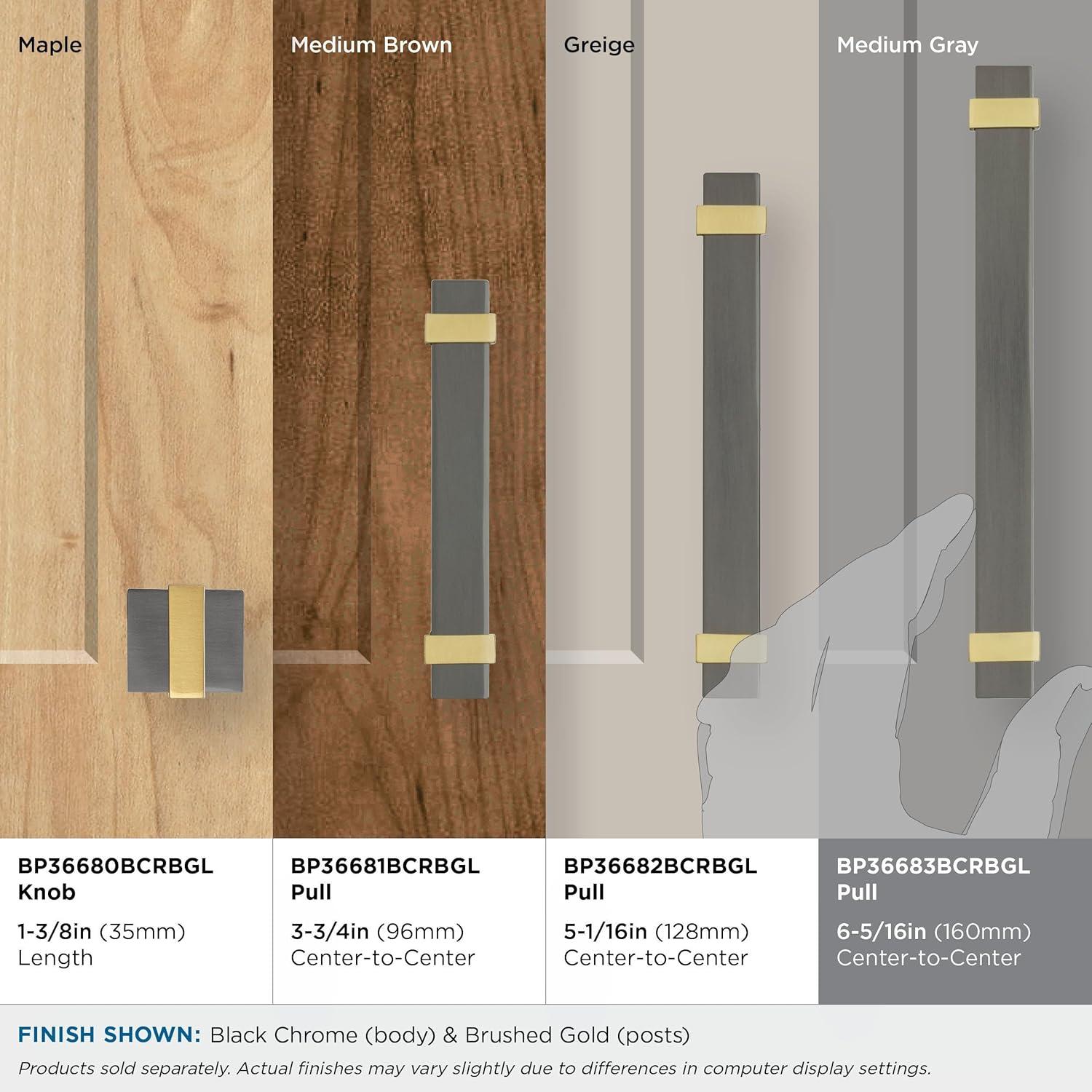 Amerock Overton Split Finish Cabinet or Drawer Pull