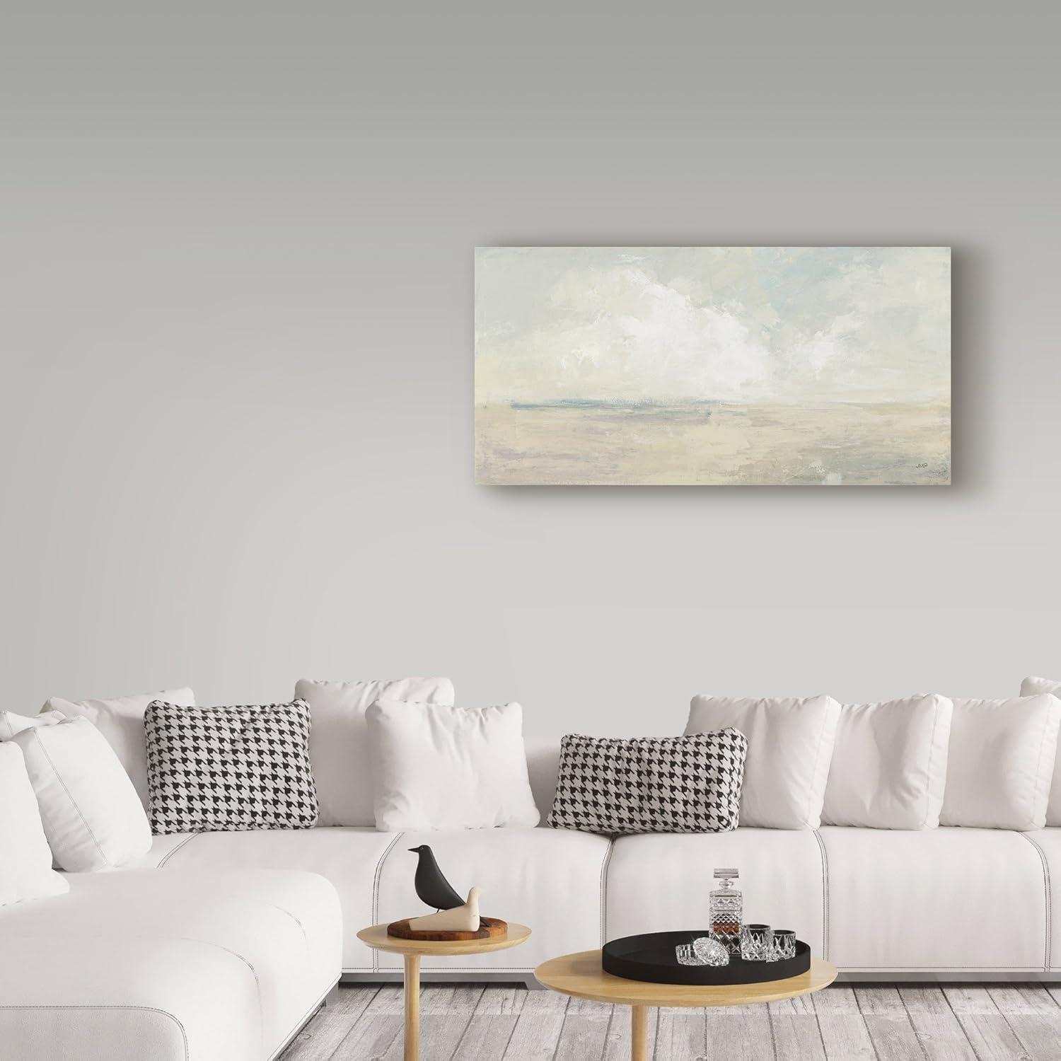 Trademark Fine Art -Julia Purinton 'Sky And Sand Pastel' Canvas Art