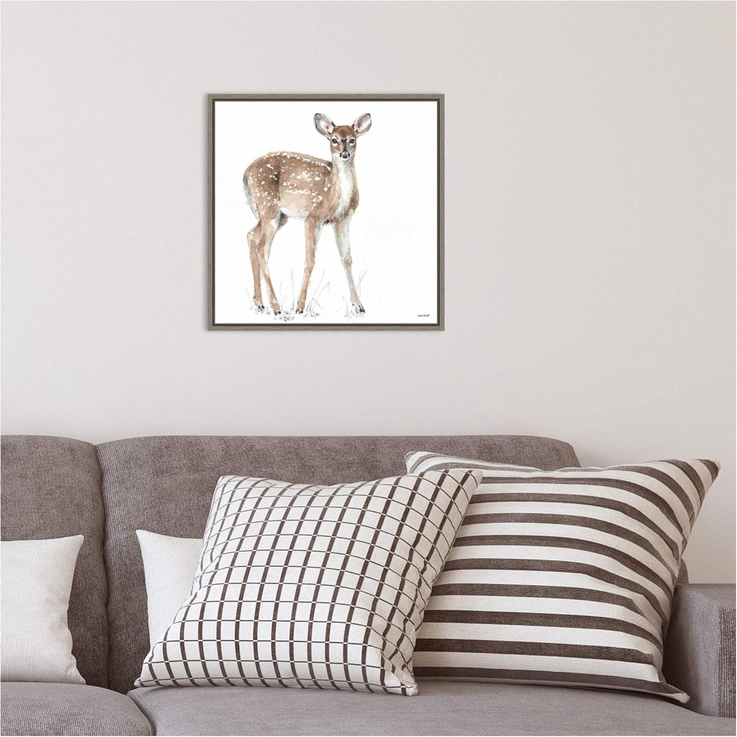 Amanti Art Forest Friends XII by Lisa Audit Framed Canvas Wall Art