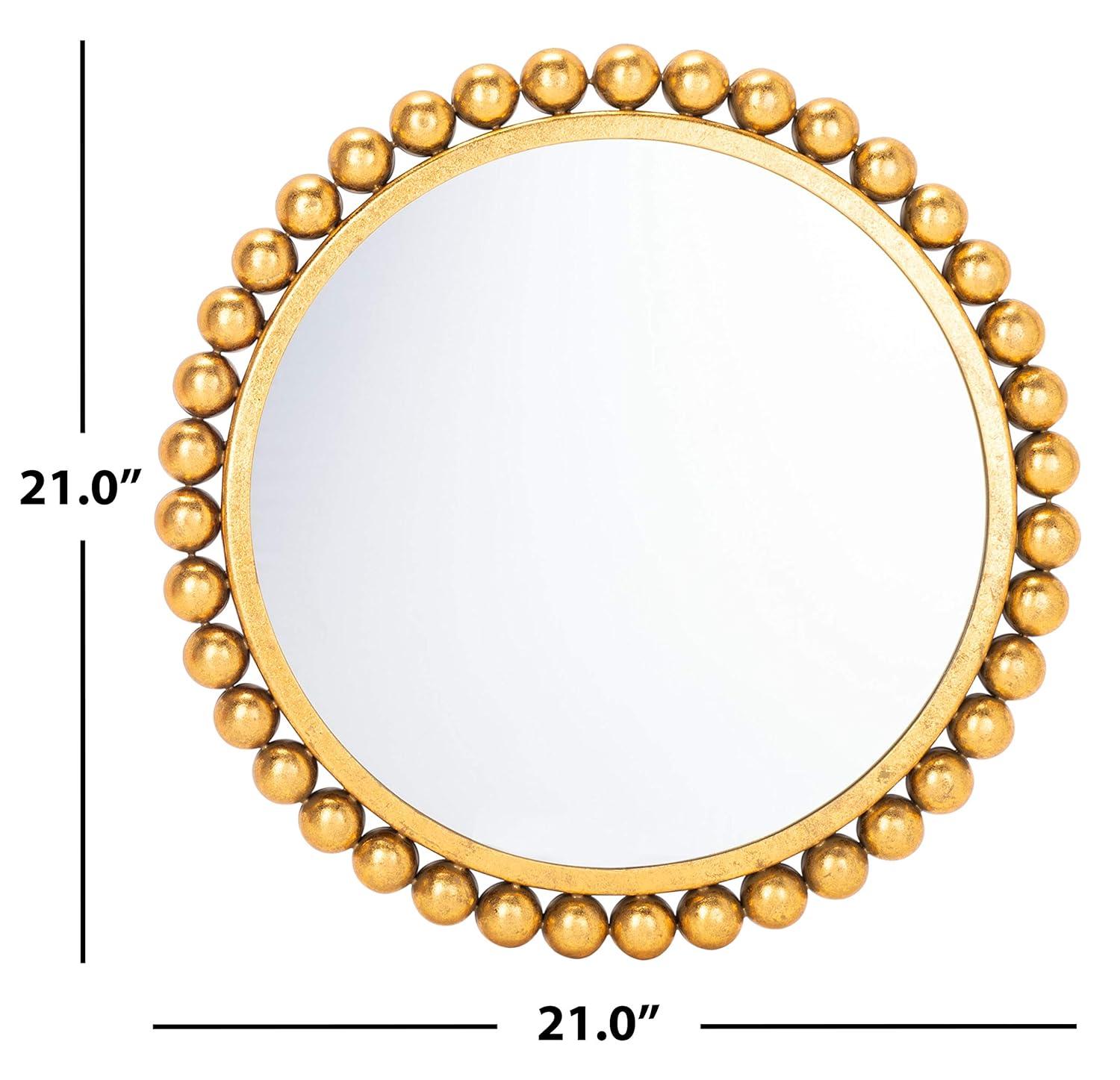 Everly Quinn Savoie Metal Flat Wall Mirror