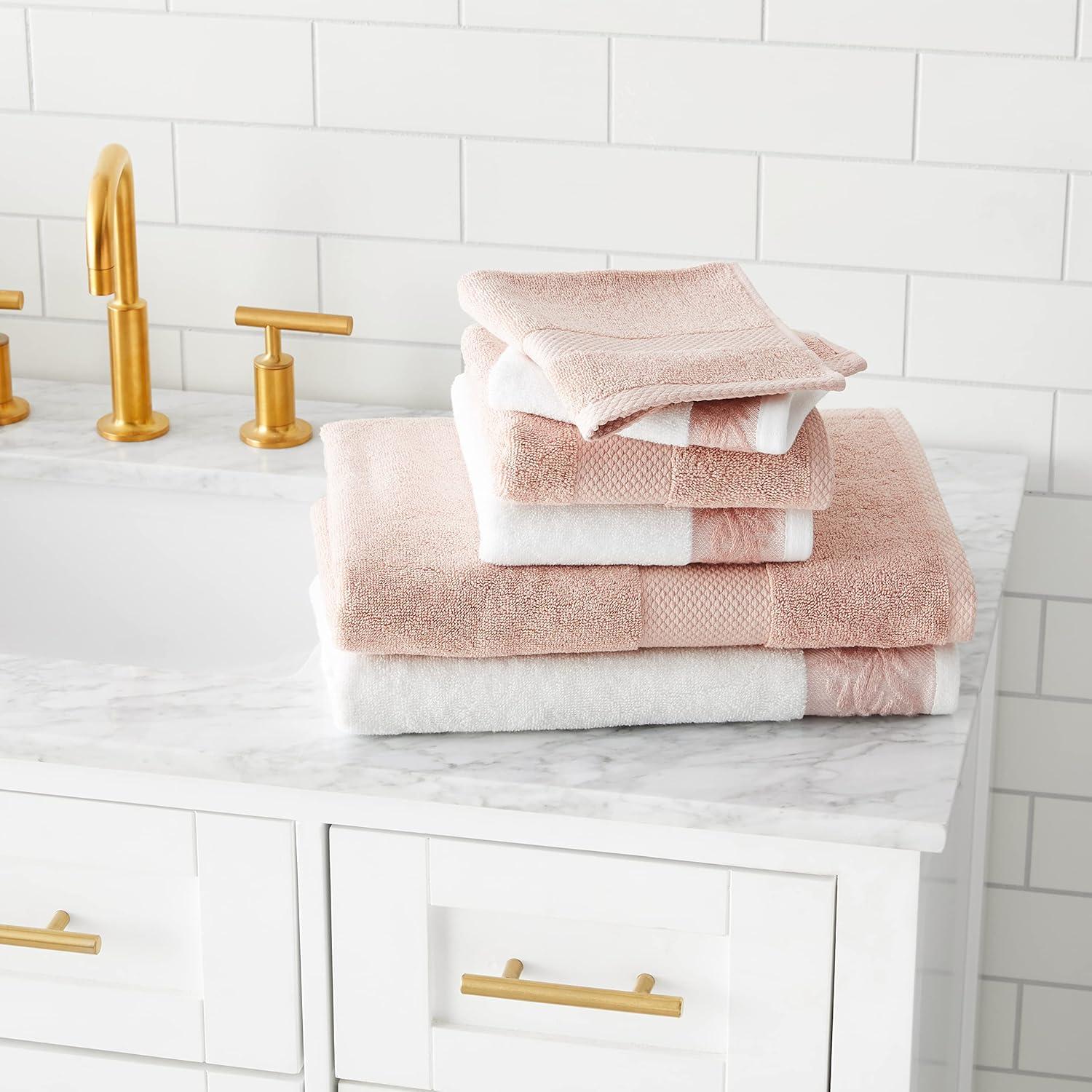 Modern Threads Modern Threads 600 GSM 6-Piece Towel Set with Filgree Jacquard Border