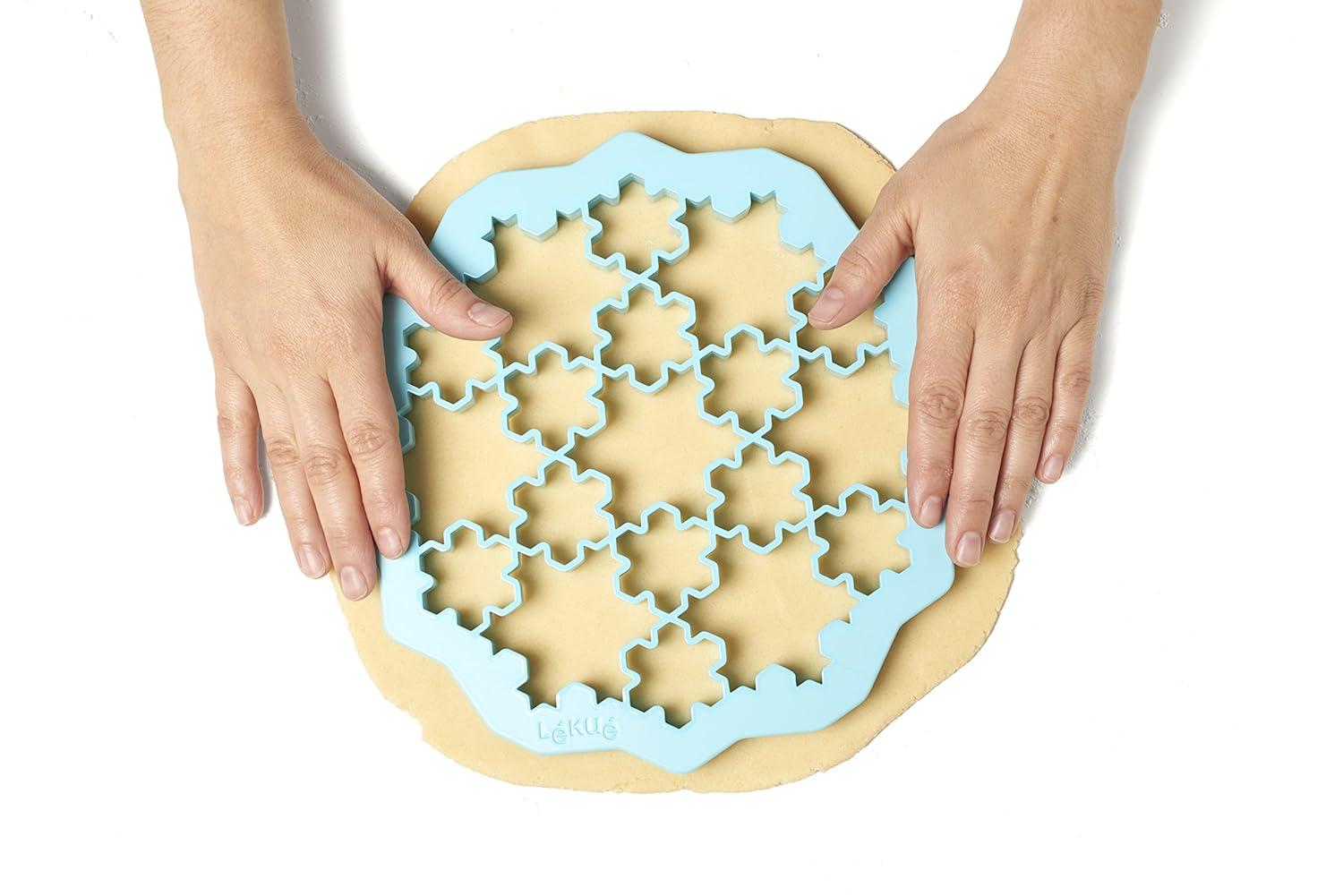 Kids Cookie Puzzle Cutter Set of 3 - Easy, Fun and Efficient Baking Tool - Shape Multiple Cookies with a Single Press - Healthy Cooking for Kids -