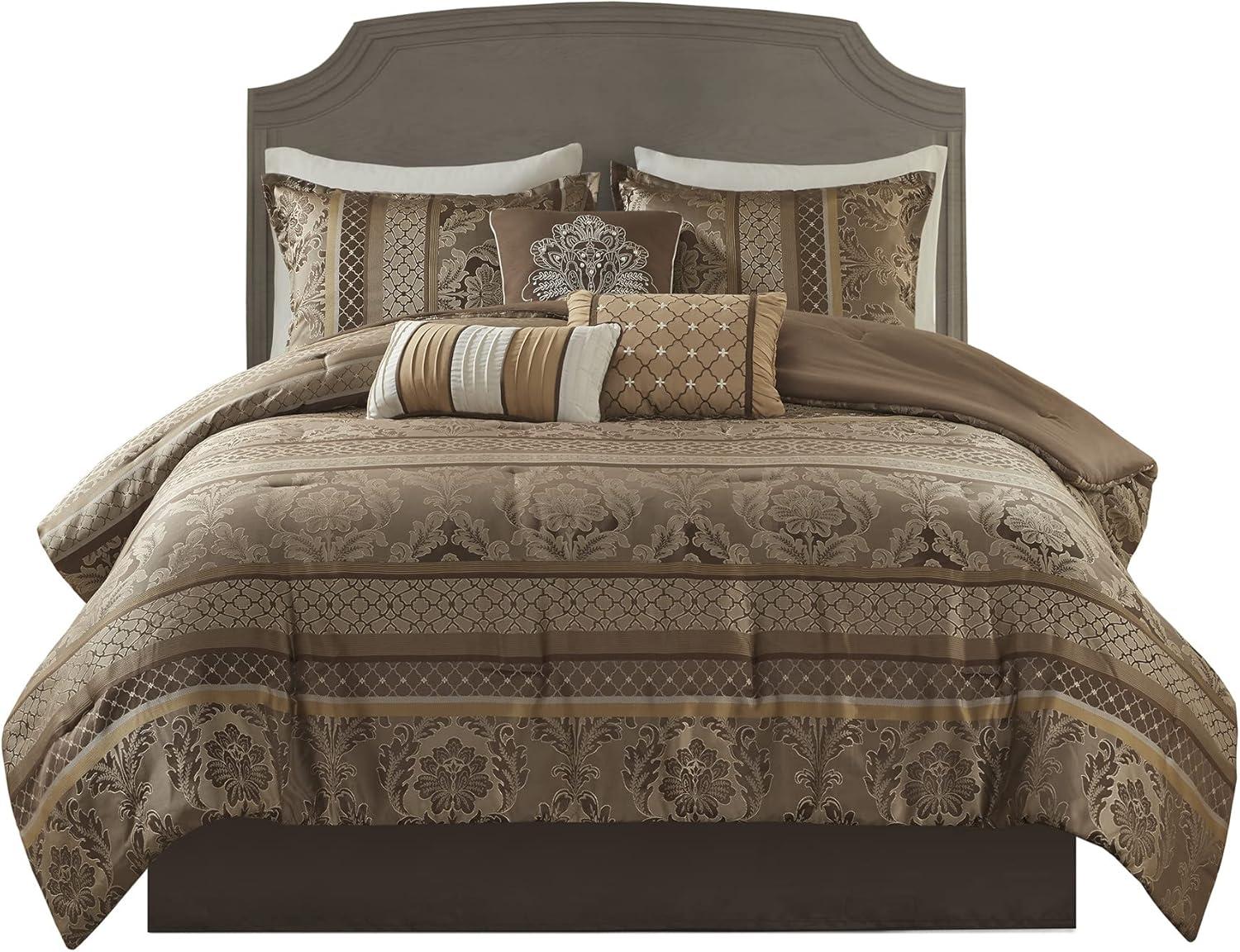 Bellagio 7 Piece Jacquard Comforter Set