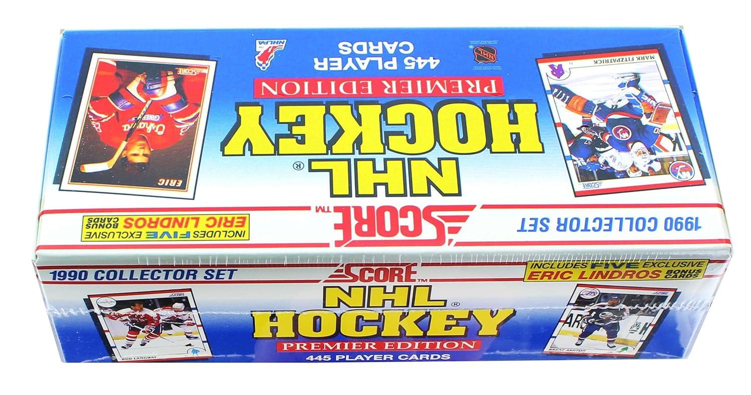 Score NHL 1990-91 Score Hockey Factory Set | 445 Cards
