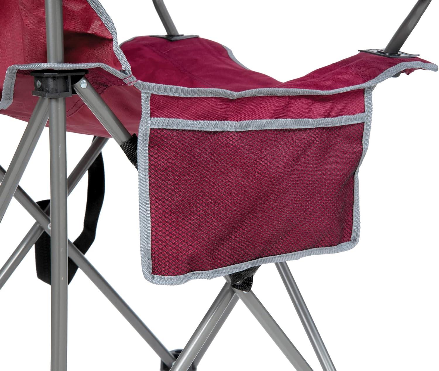 Quik Shade Max Shade High and Wide Folding Camp Tilt UV Sun Protection Canopy Chair