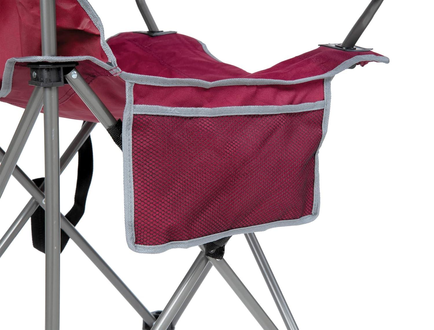 Quik Shade Max Shade High and Wide Folding Camp Tilt UV Sun Protection Canopy Chair