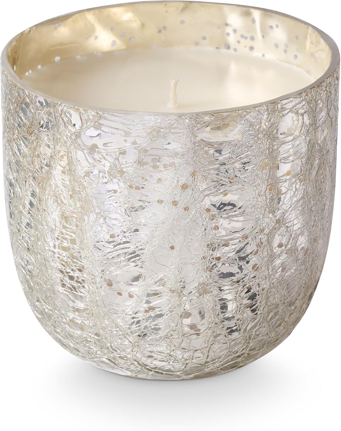 ILLUME Noble Holiday North Sky Small Crackle Glass Candle