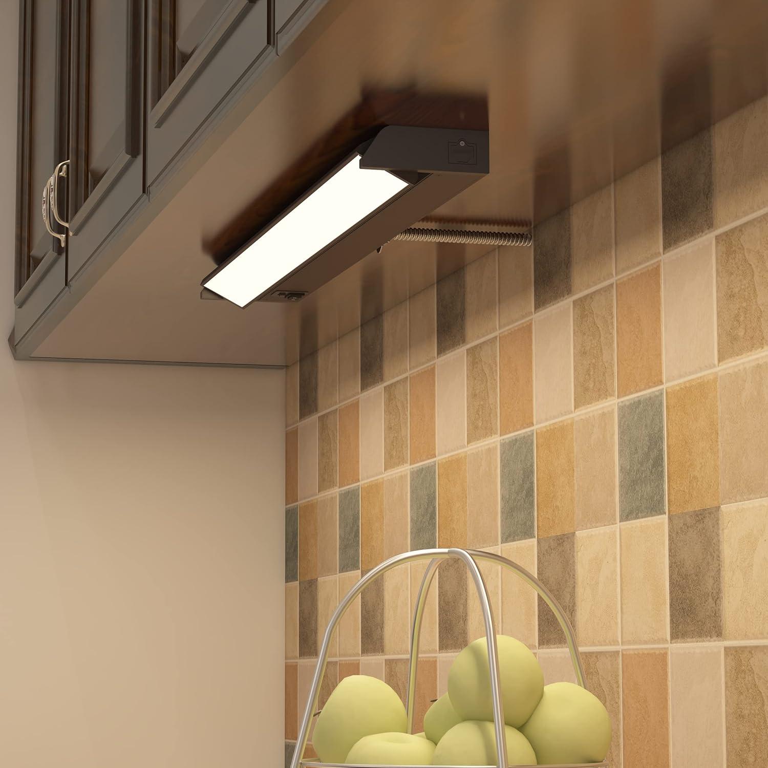 InlightSwivel LED Under Cabinet Lights, Selectable 2700K/4000K/5000K，6 Sizes Available