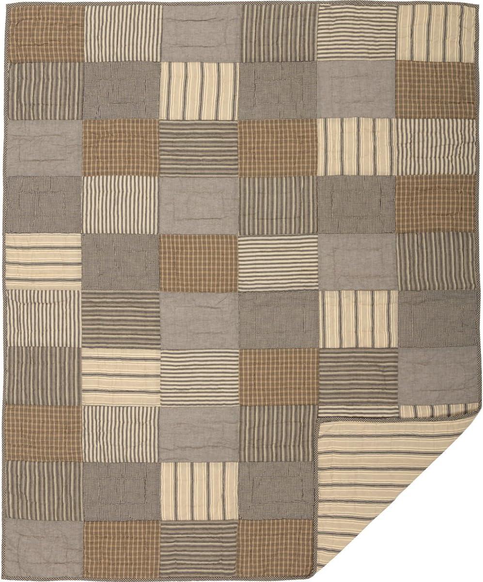 VHC Brands Sawyer Mill Handmade Throw Blanket