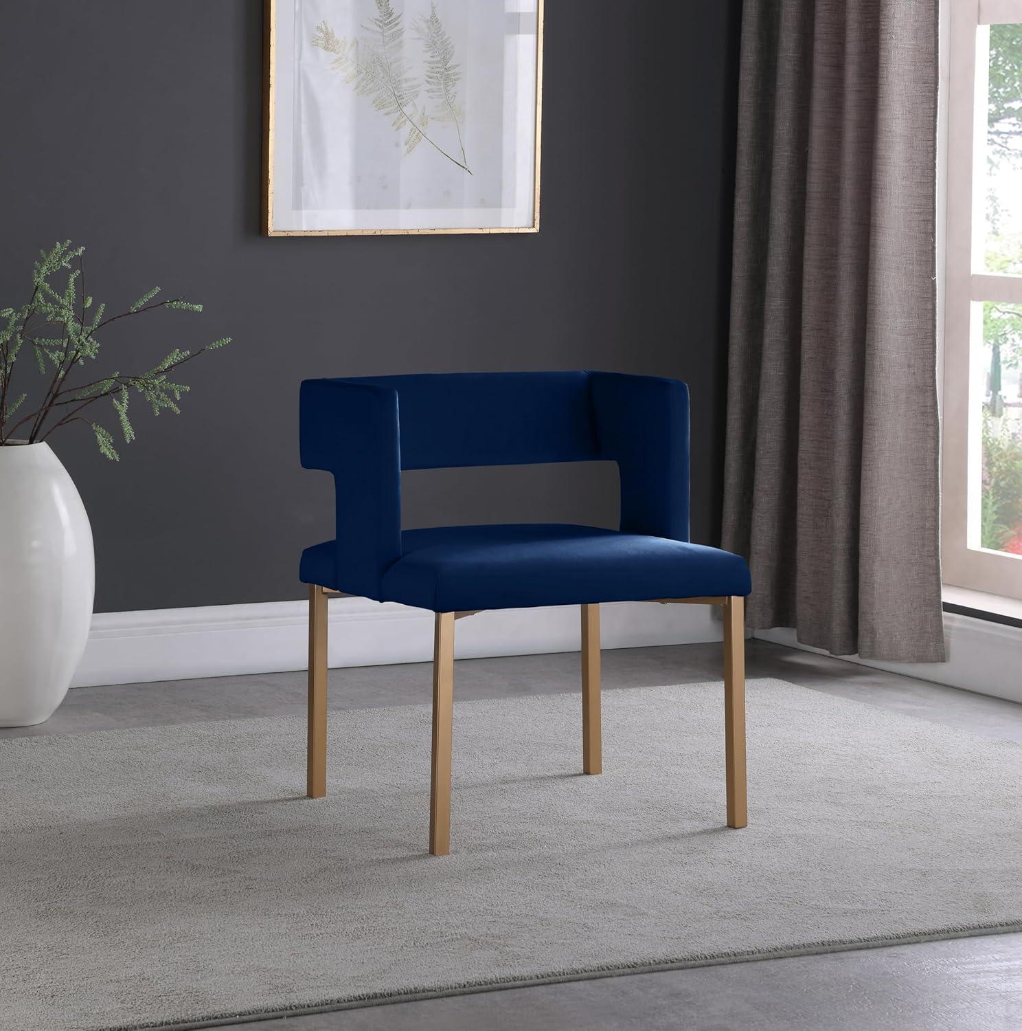Inga 19'' H Velvet Upholstered Side Chair