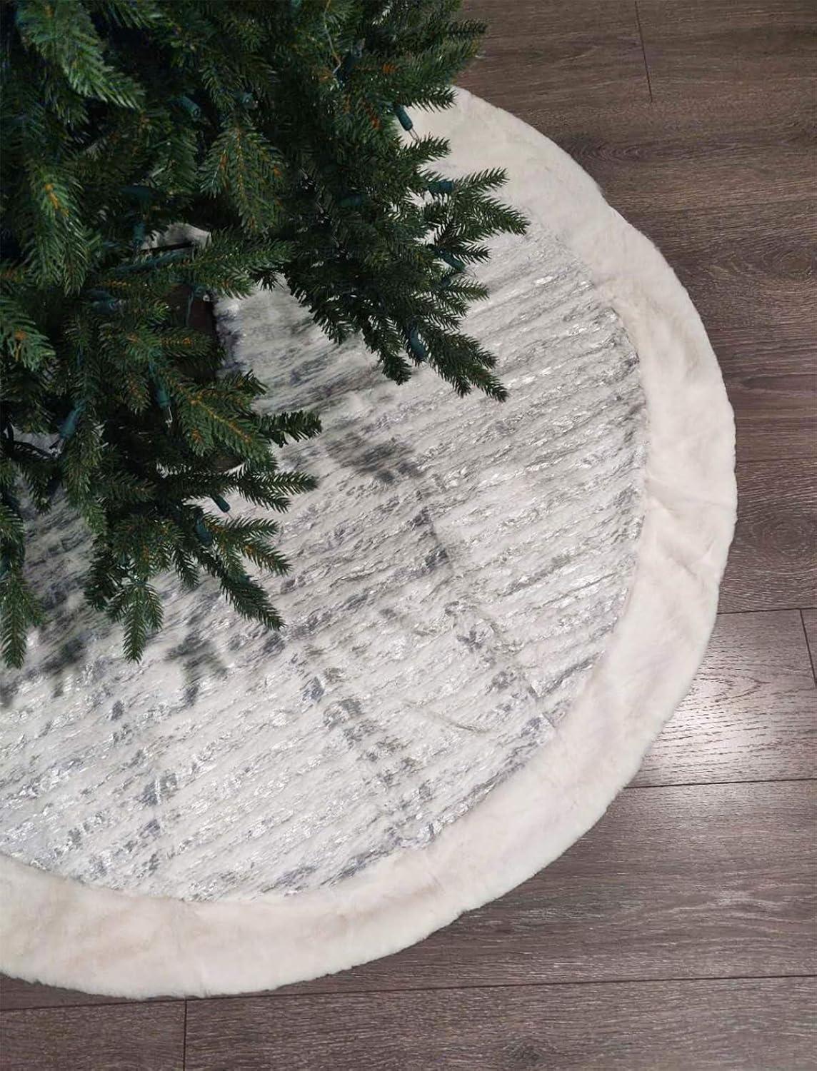 Faux Fur Tree Skirt