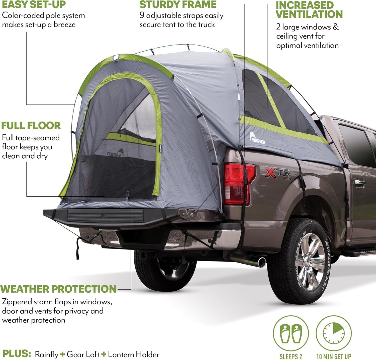 Napier Outdoors Backroadz 2 Person Truck Tent