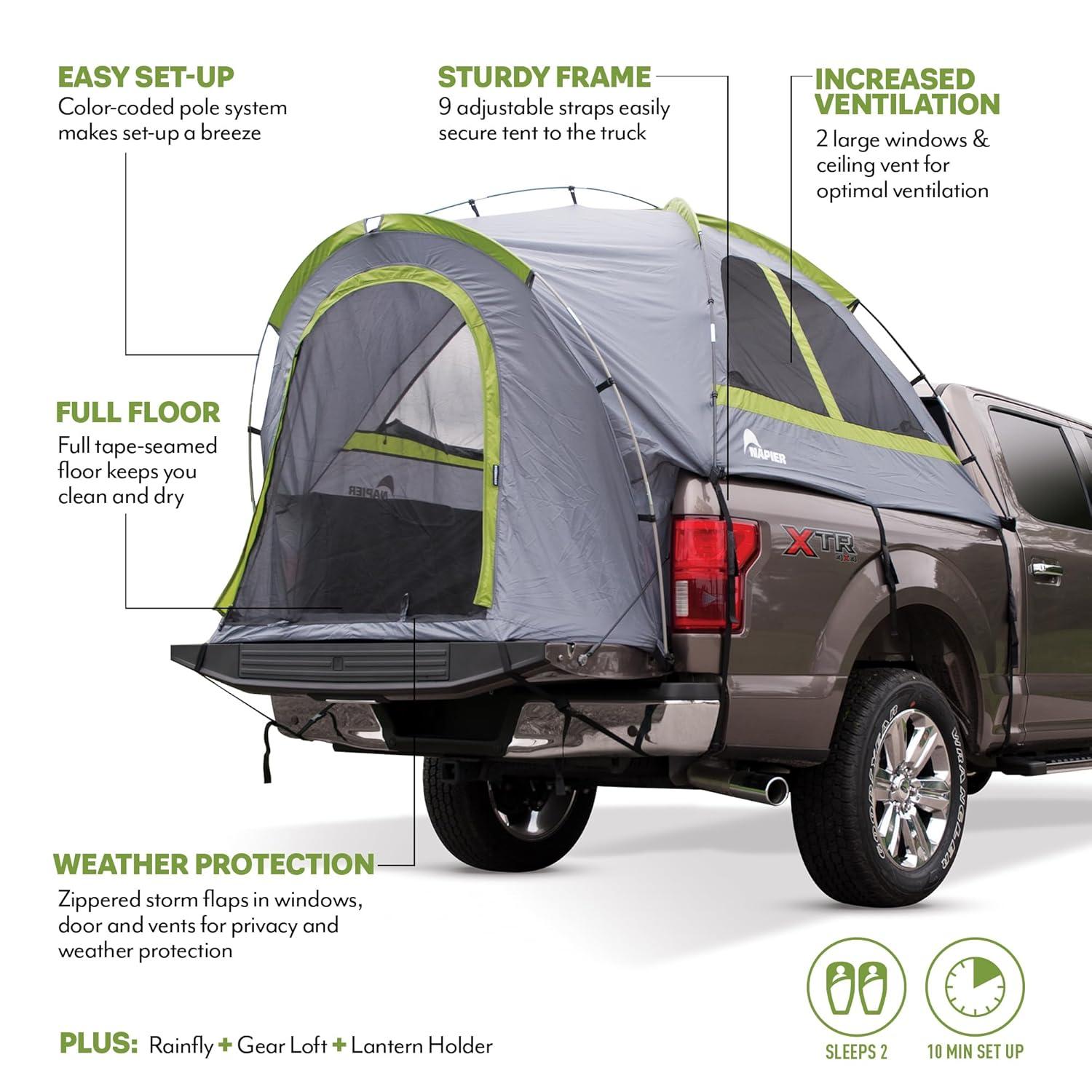Napier Outdoors Backroadz 2 Person Truck Tent