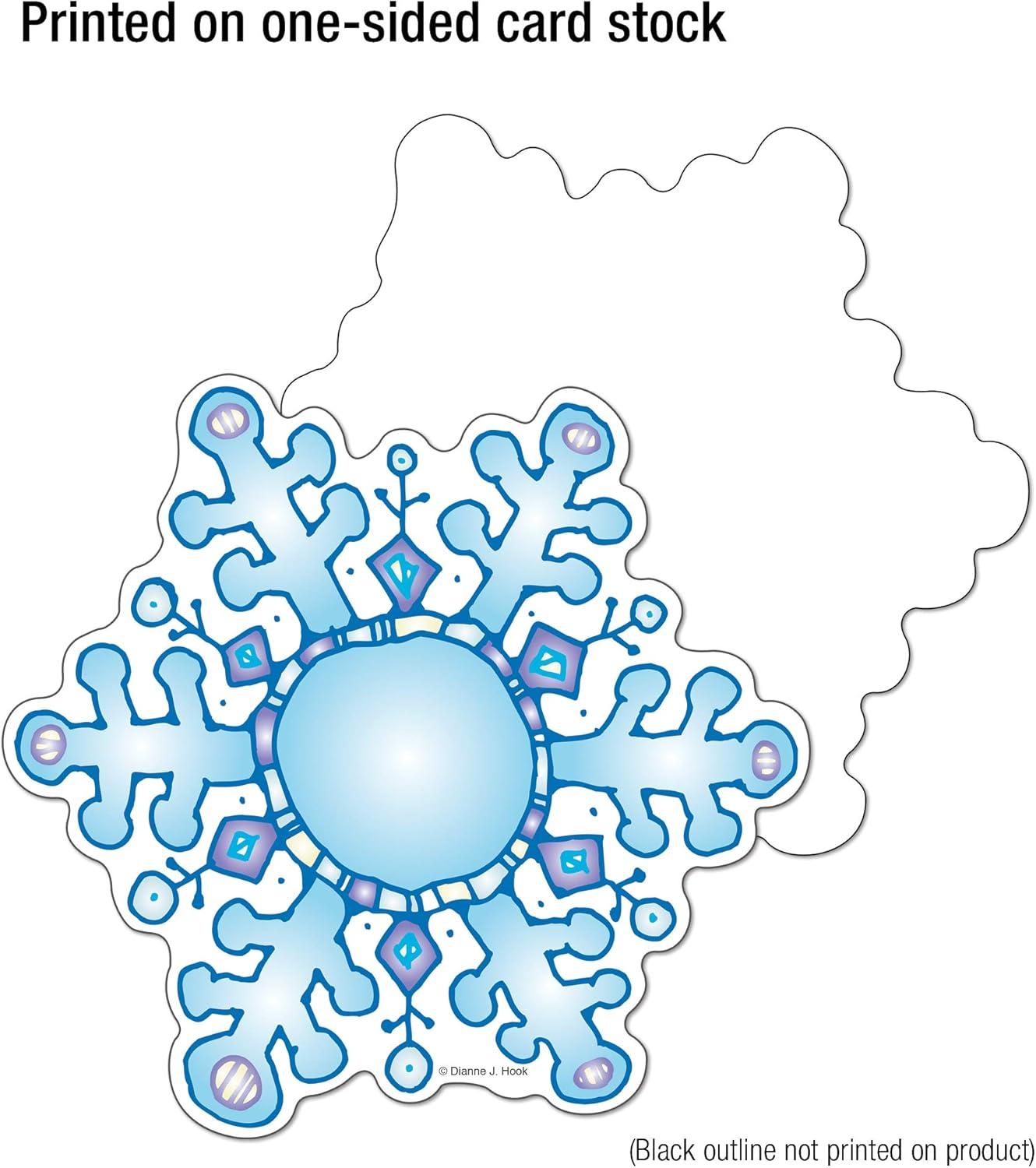 Frank Schaffer Publications/Carson Dellosa Publications Snowflakes Bulletin Board Cut Out