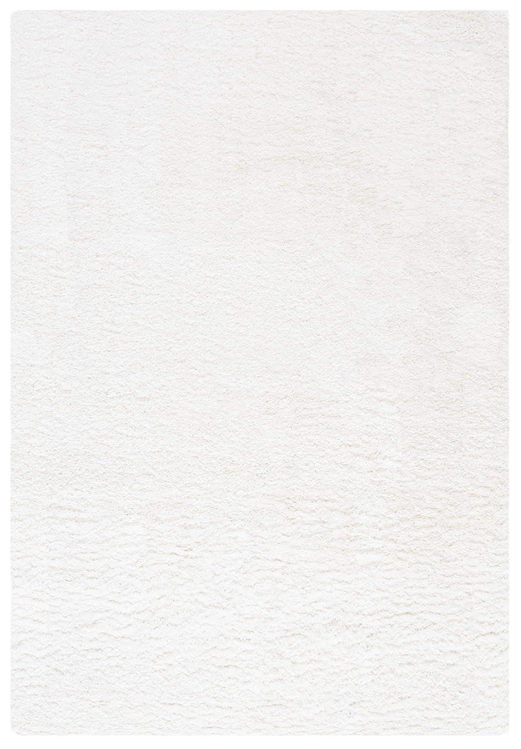 California Shag SG151 Power Loomed Indoor Area Rug - White - 5'3"x7'6" - Safavieh