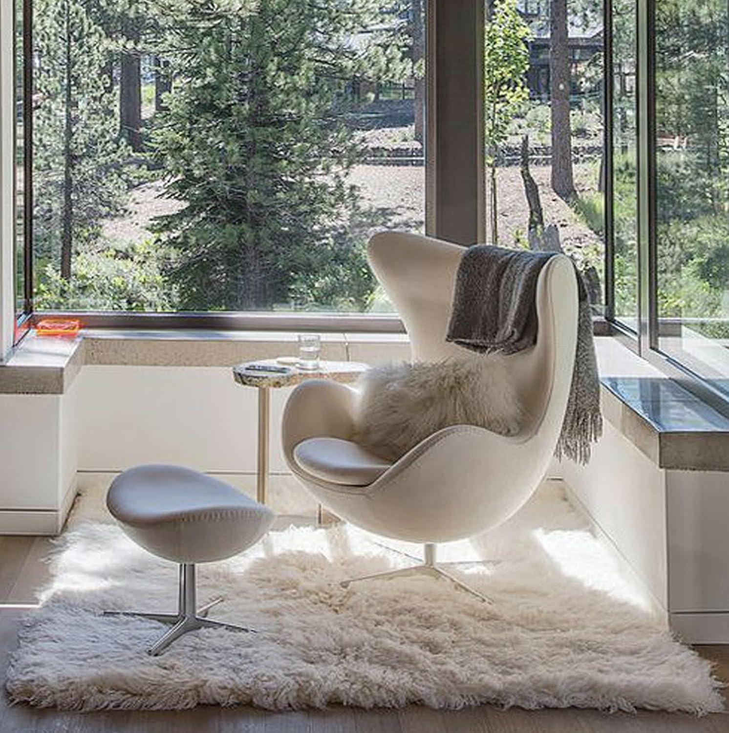 Mercer41 Ultra-plush Greek Flokati rugs. Thick 4" shag pile. Cugina Wool Area Rug
