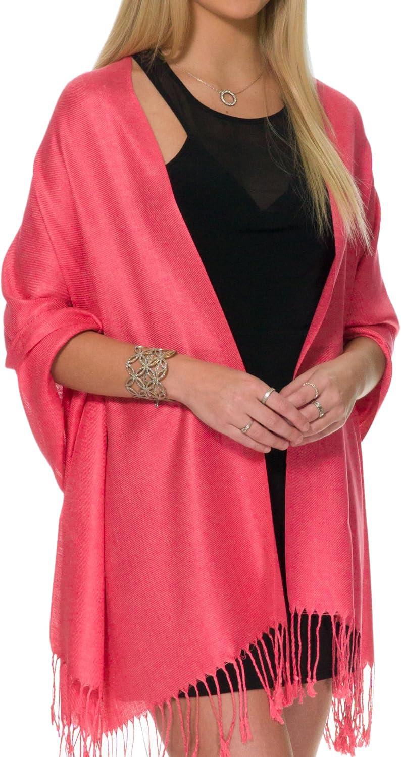 Pashmina Shawls and Wraps for Evening Dresses, Large Soft Pashminas Wedding Shawl