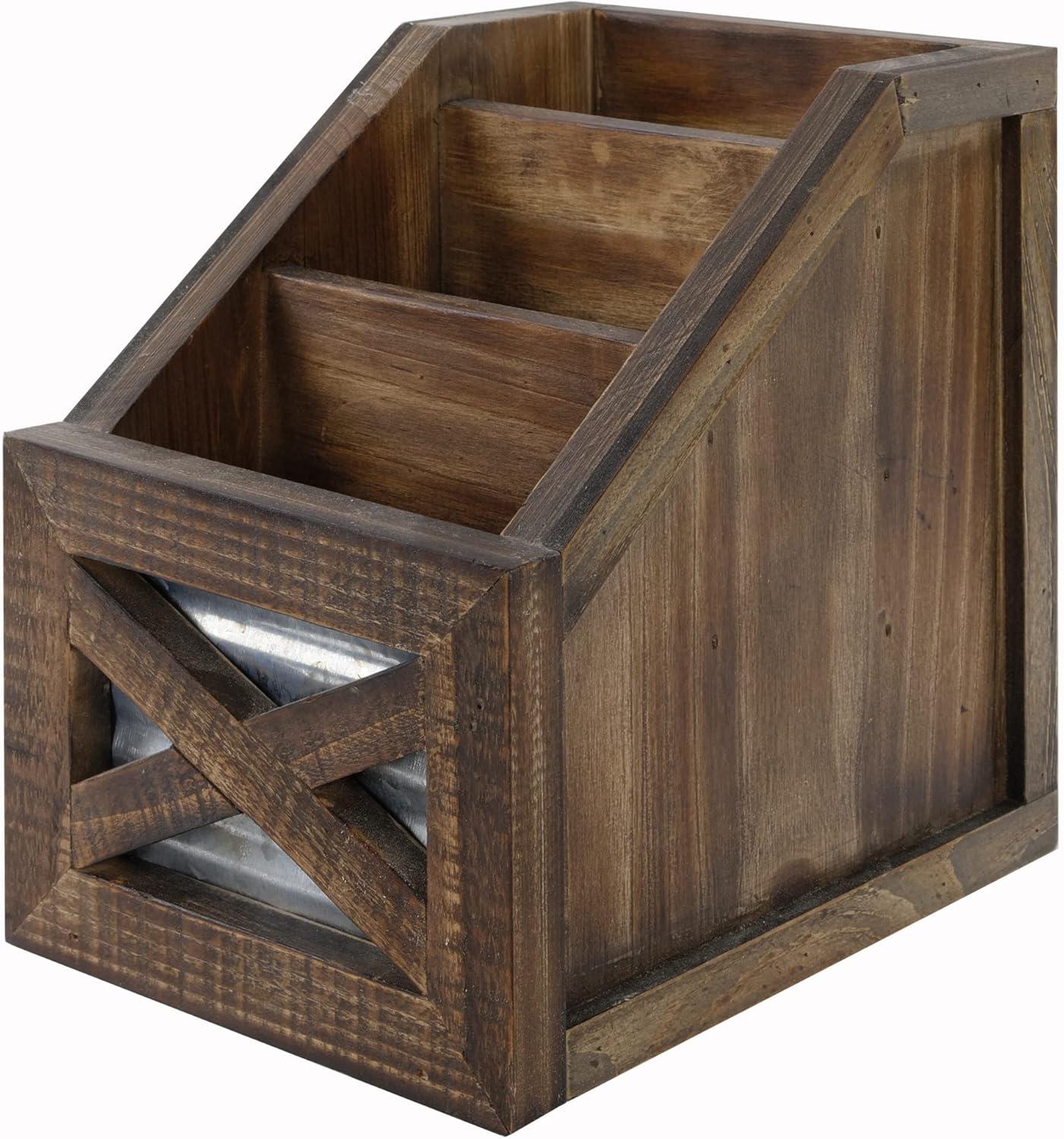 Autumn Alley Rustic Remote Control Holder Organizer