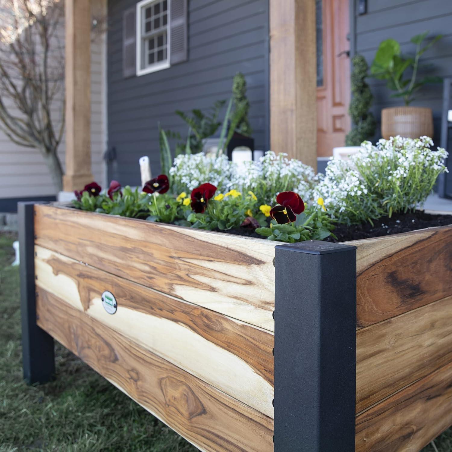 Wood Elevated Planter