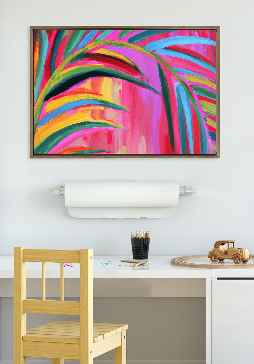 Kate and Laurel Sylvie Blank Framed Canvas Wall Art, 23x33 Gold, Modern Empty Canvas for Paint-Your-Own Art, Premium Canvas Already Framed