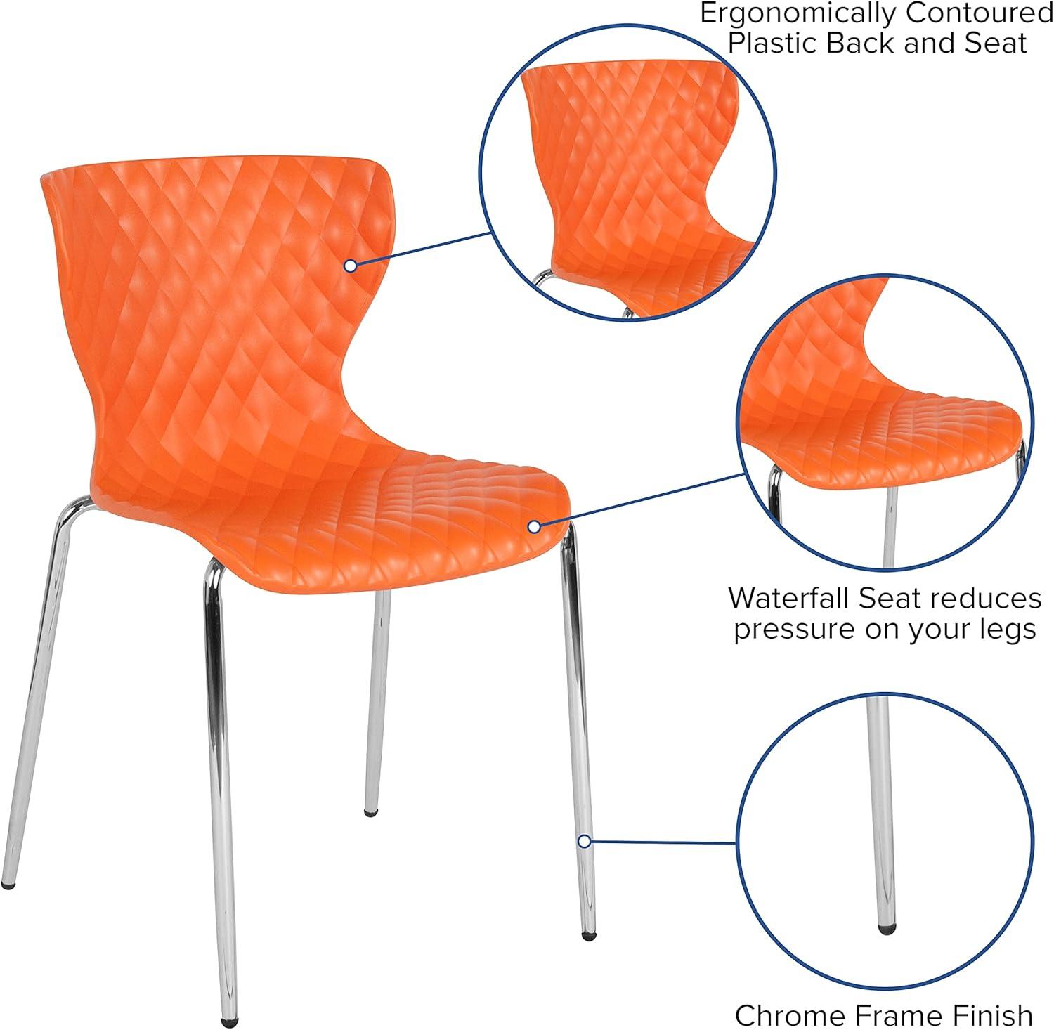 Flash Furniture Lowell Contemporary Plastic Stack Chair