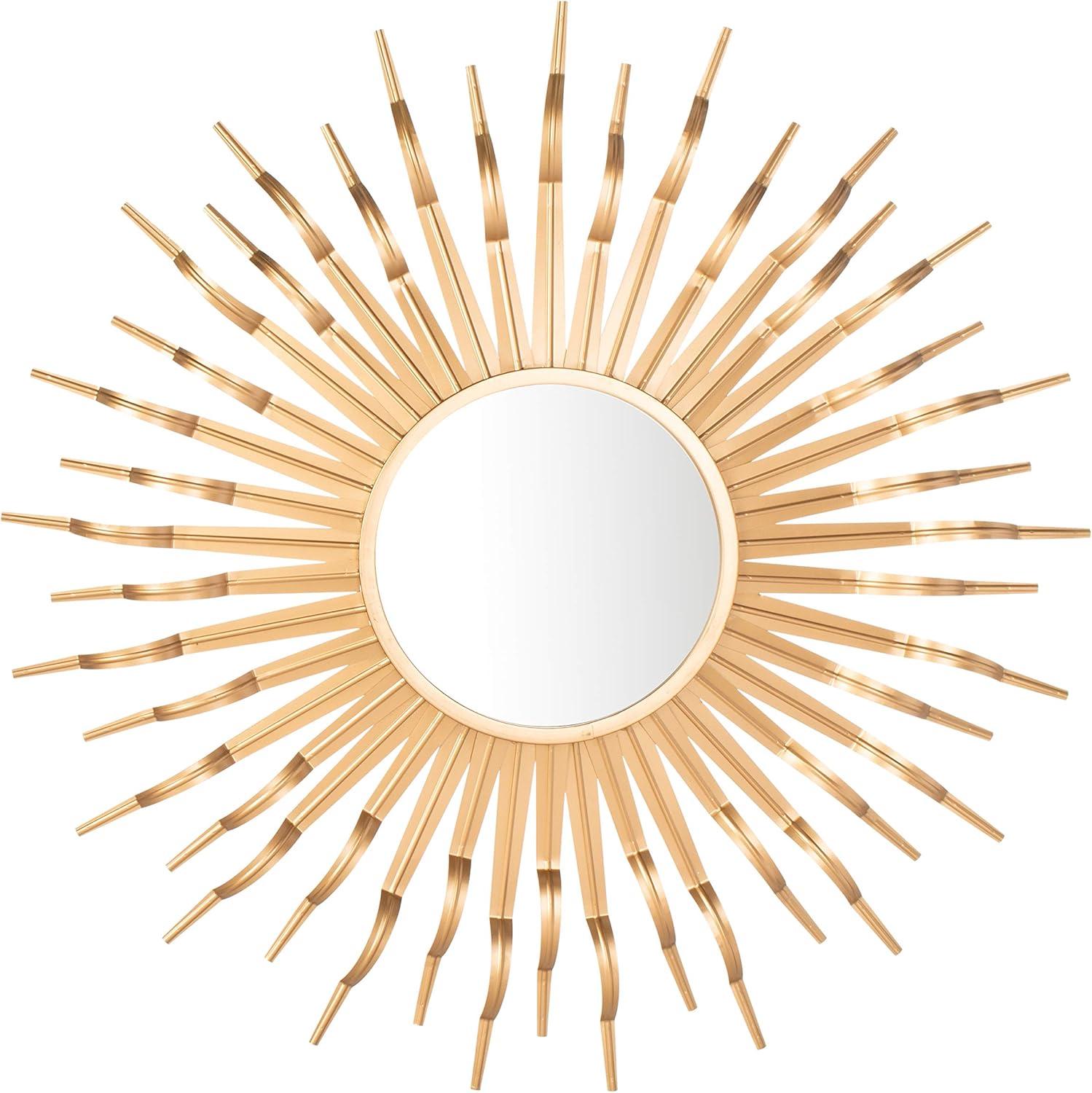 Safavieh Naya 35 in. Radiant Lines Round Sunburst Mirror