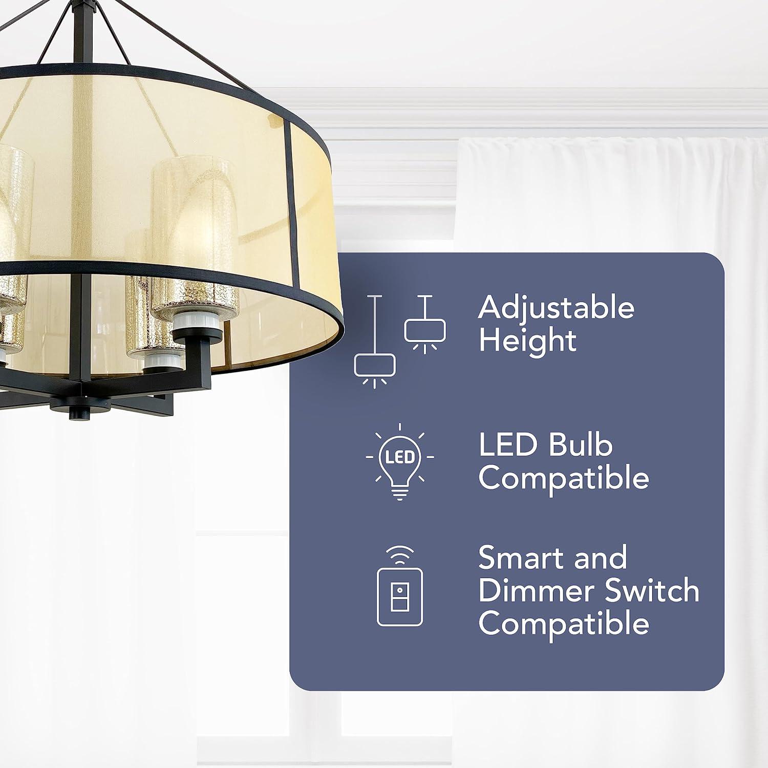 Elk Home Diffusion 4 - Light Chandelier in  Oil Rubbed Bronze