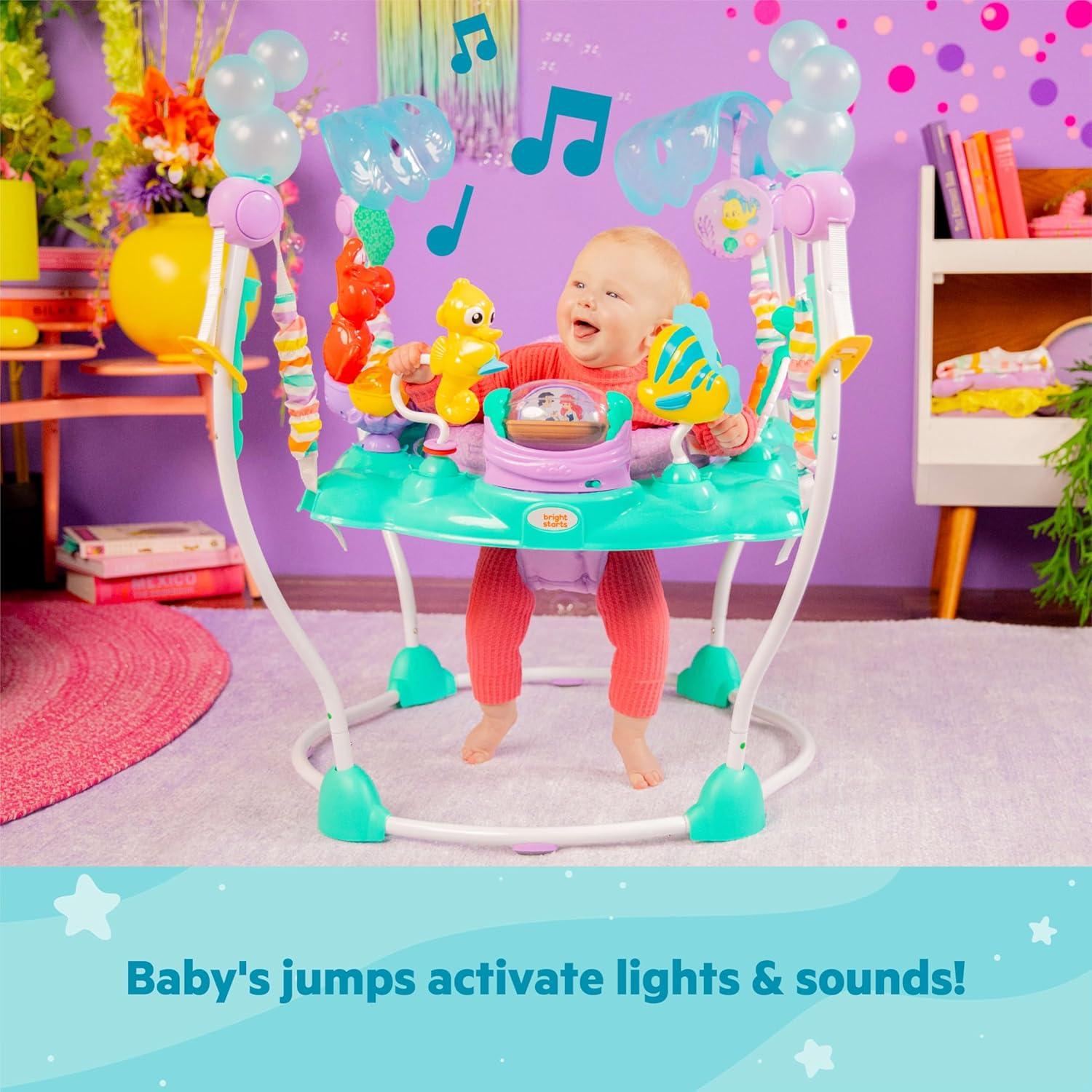 Bright Starts The Little Mermaid Sea of Activities Baby Jumper