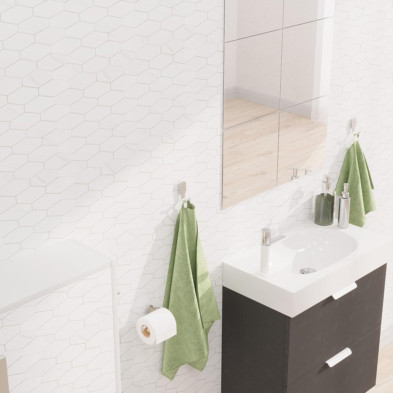 Avant Decor 4'' W x 2'' L Engineered Stone Peel and Stick Mosaic Tile