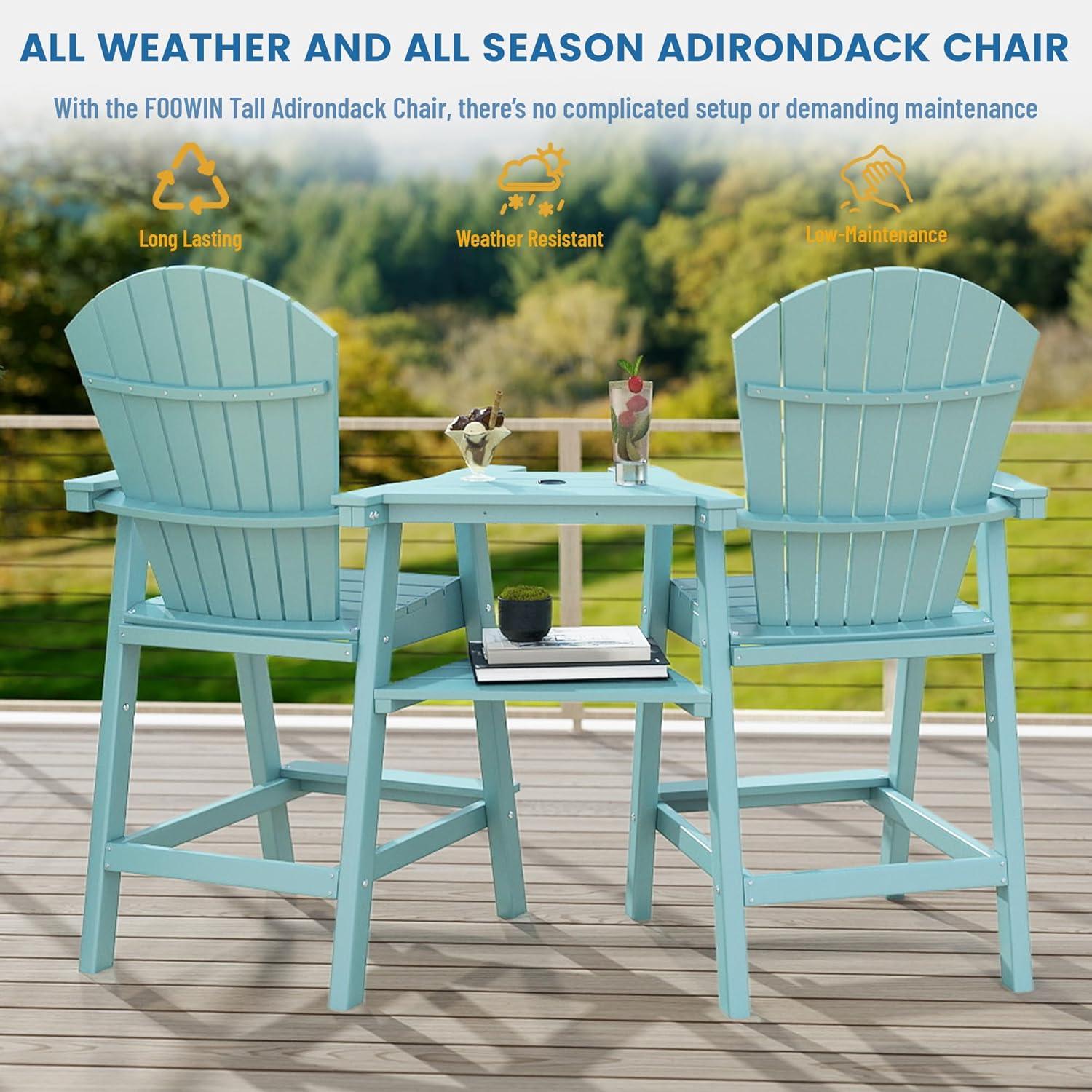 Rosecliff Heights Aryabella Plastic Adirondack Chair