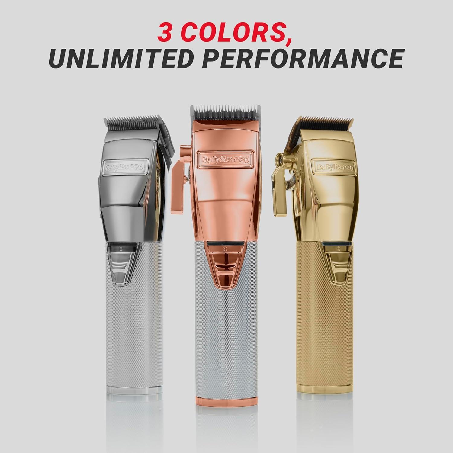 BaBylissPRO GOLDFX+ All-Metal Electric Shaver