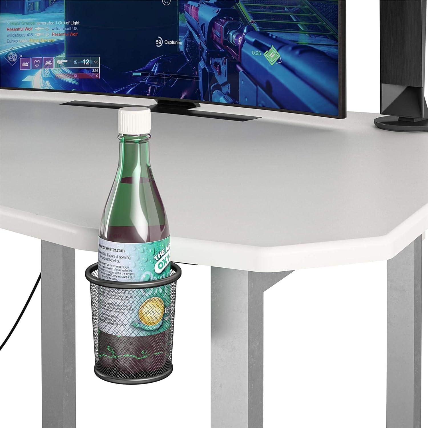 Quest Gaming Desk with CPU Stand