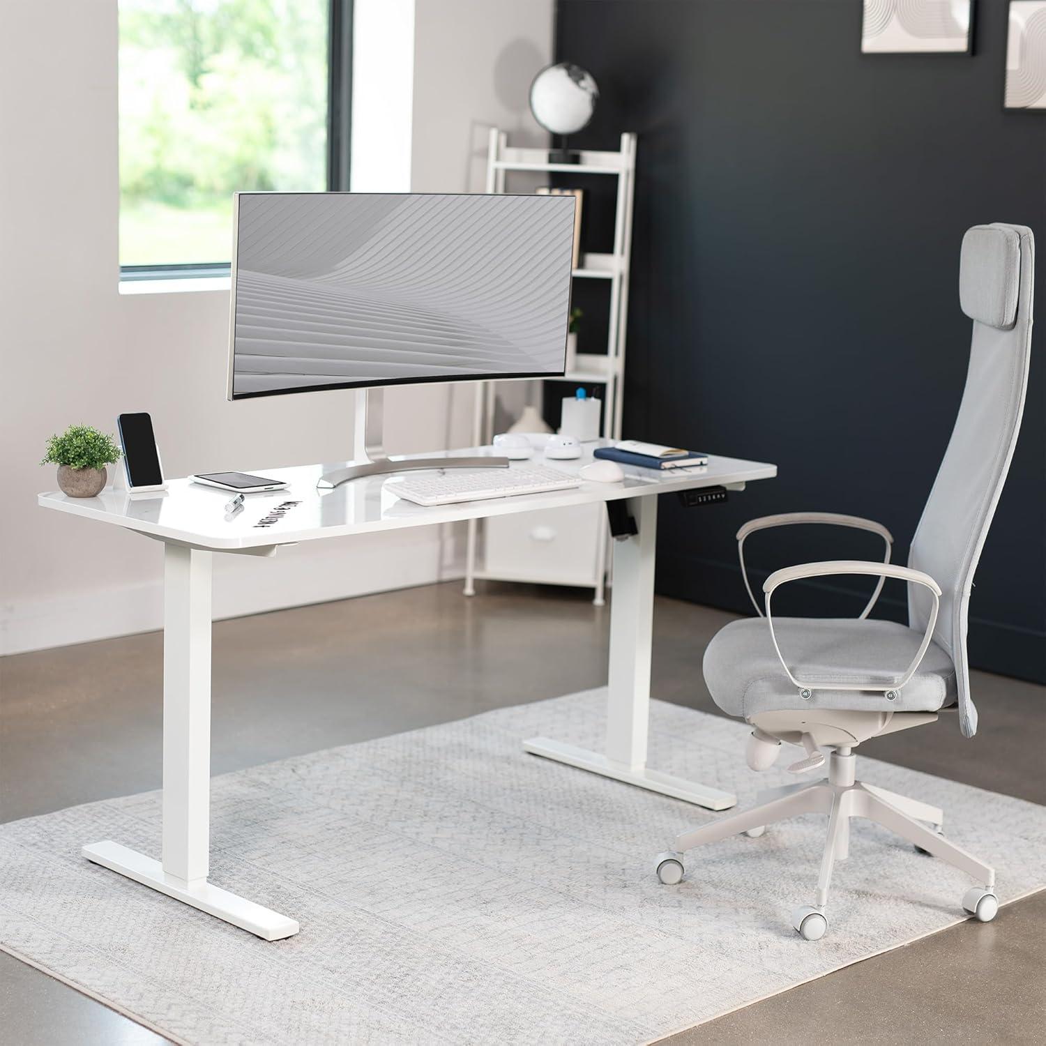 Vivo VIVO Single Motor Electric Desk with Push Button Memory Controller