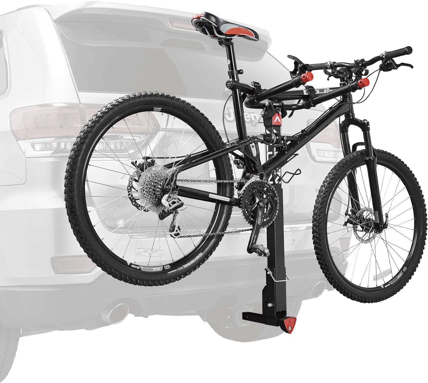 Deluxe Locking Quick Release 2-Bicycle Hitch Mounted Bike Rack Carrier, 522QR