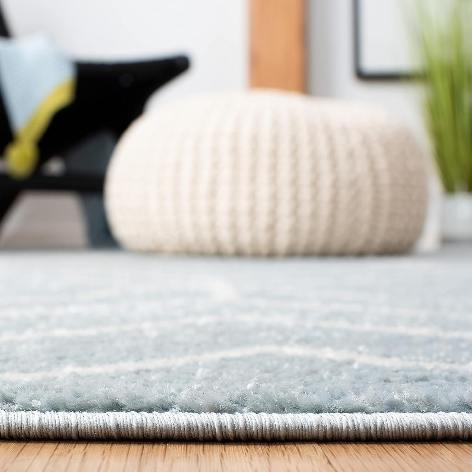 Adirondack ADR241 Machine Made Indoor Area Rug - Blue/Ivory - 9'x12' - Safavieh