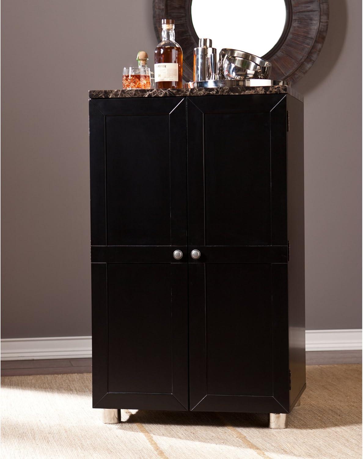 SEI Furniture Cape Town Home Bar Cabinet in Black