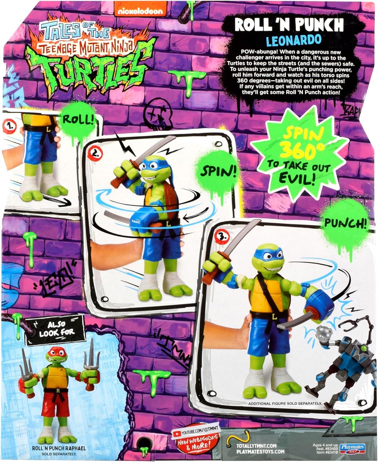 Teenage Mutant Ninja Turtles Leonardo Roll-N-Punch Giant Action Figure