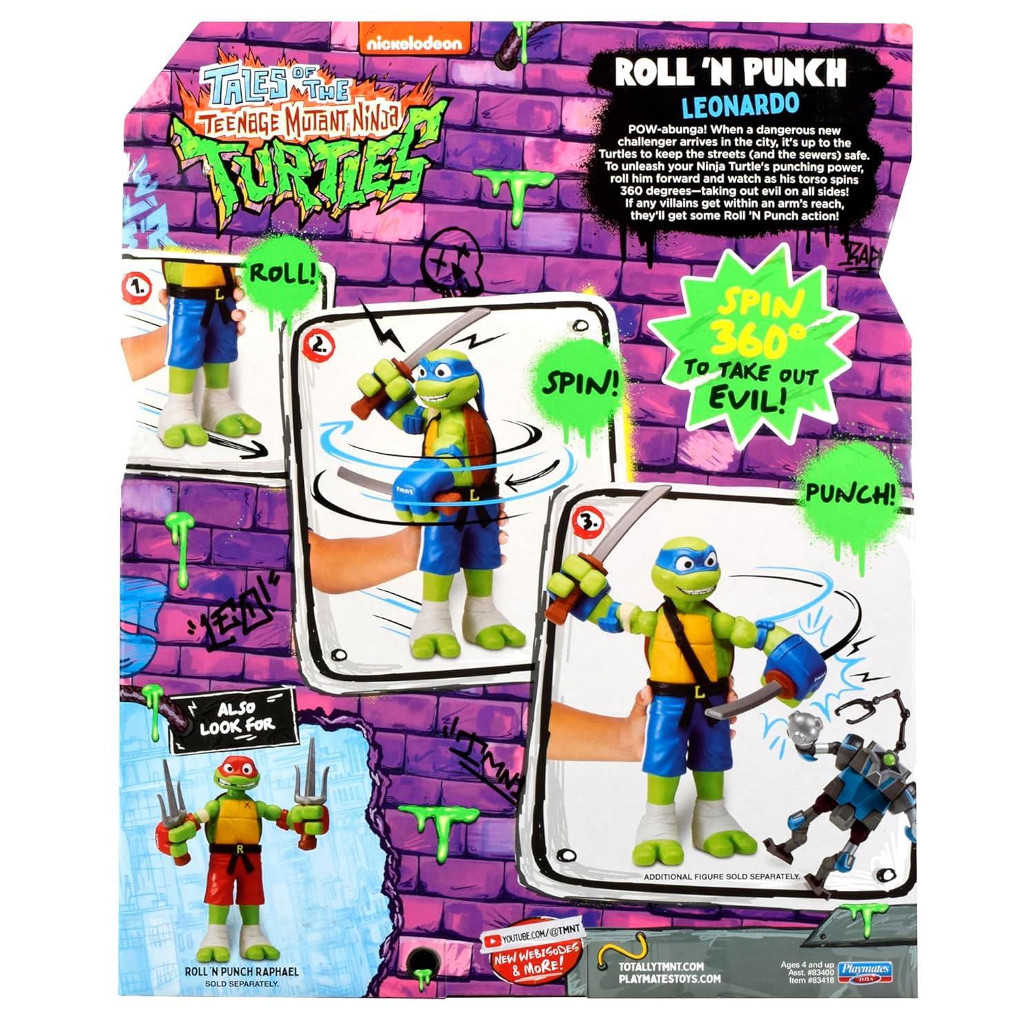 Teenage Mutant Ninja Turtles Leonardo Roll-N-Punch Giant Action Figure