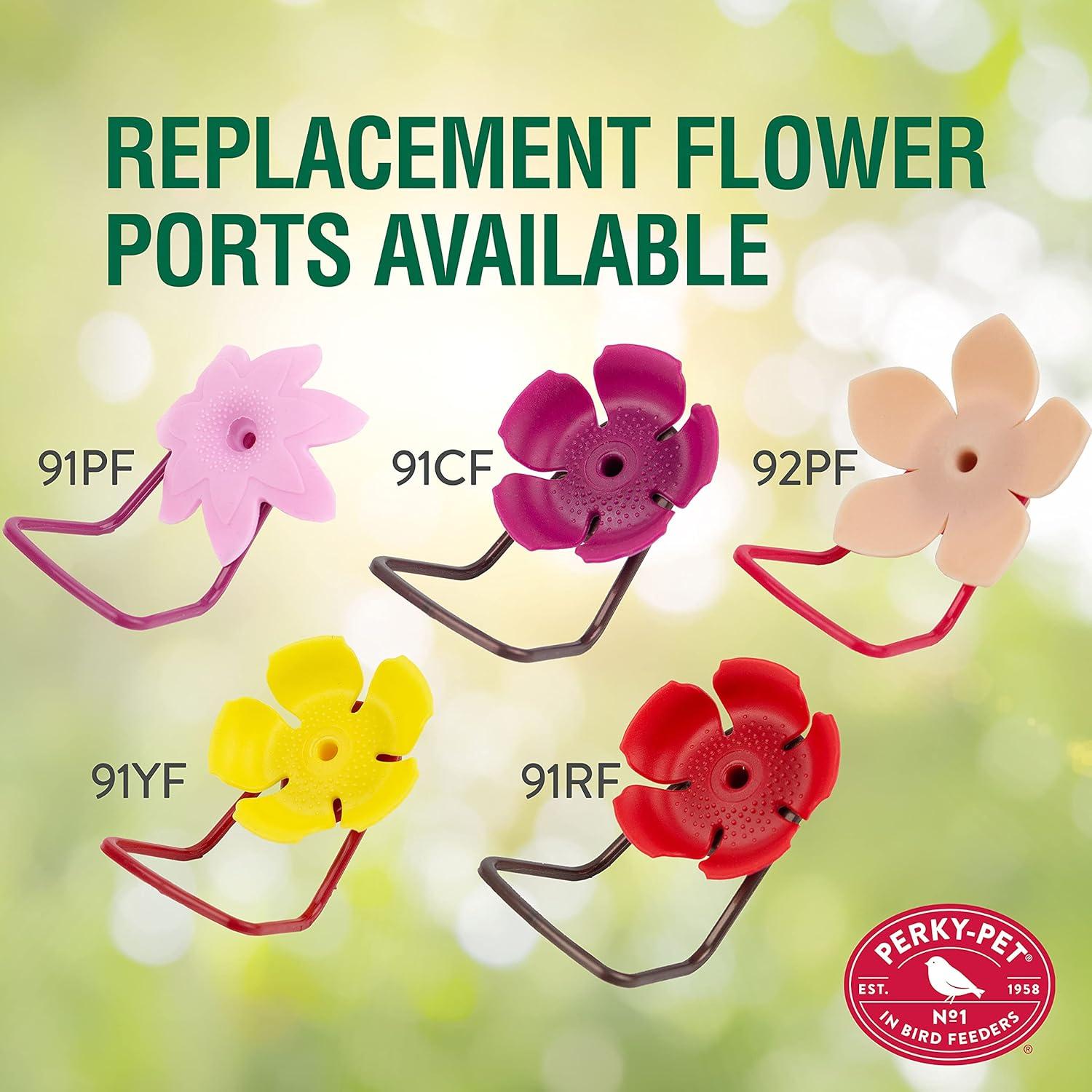 Perky-Pet Hummingbird 2 oz Plastic Handheld Bird Feeder 3 ports