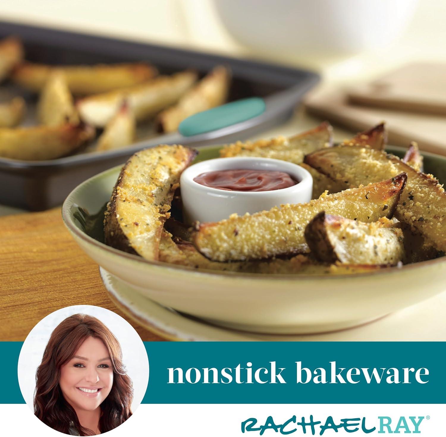 Rachael Ray Rachael Ray Nonstick Bakeware Cookie Pans / Baking Pans Set, 3 Piece