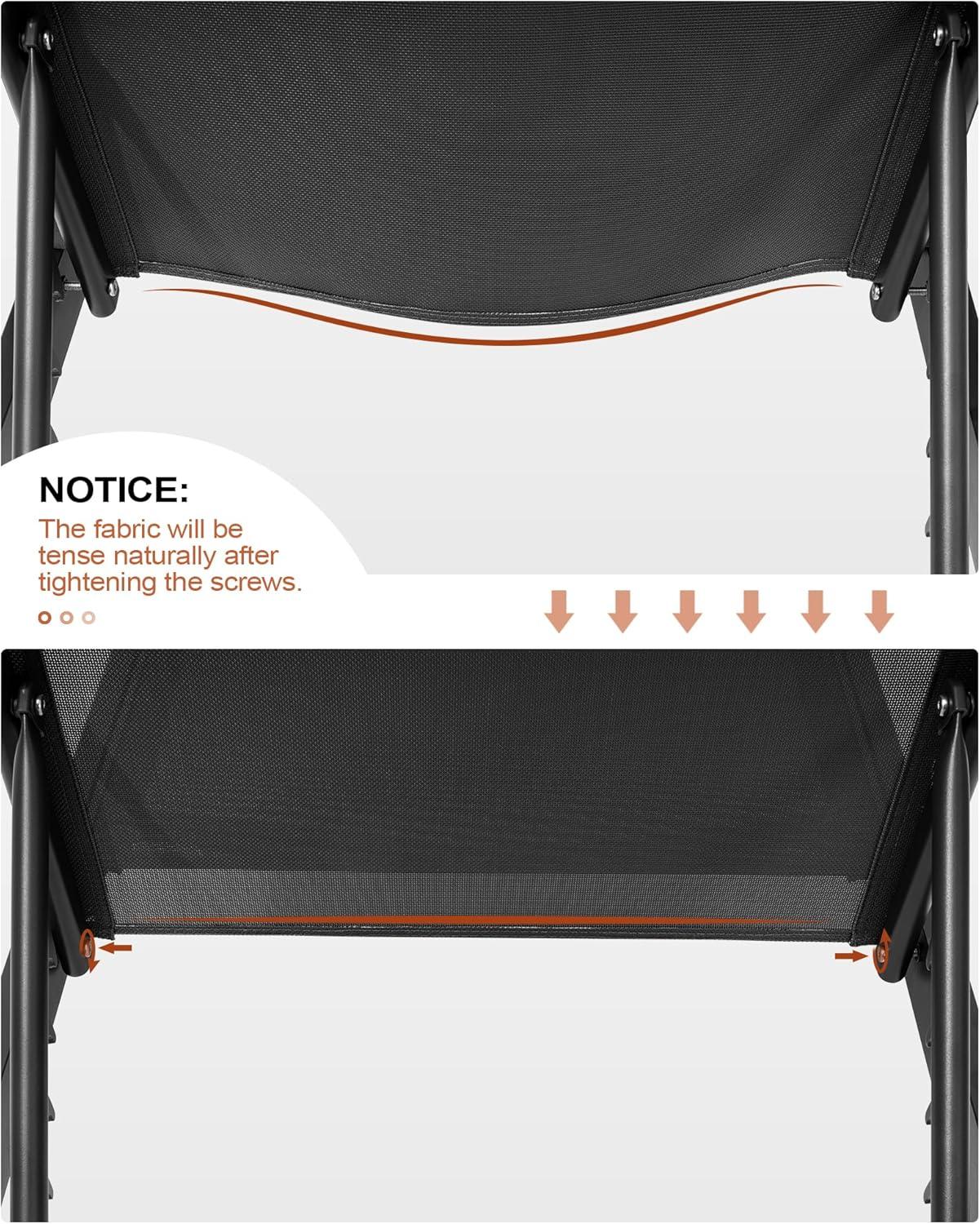 3pc Outdoor Five Position Adjustable Curved Aluminum Lounge Set Brown - Crestlive Products: Weather-Resistant Patio Furniture Set with Side Table