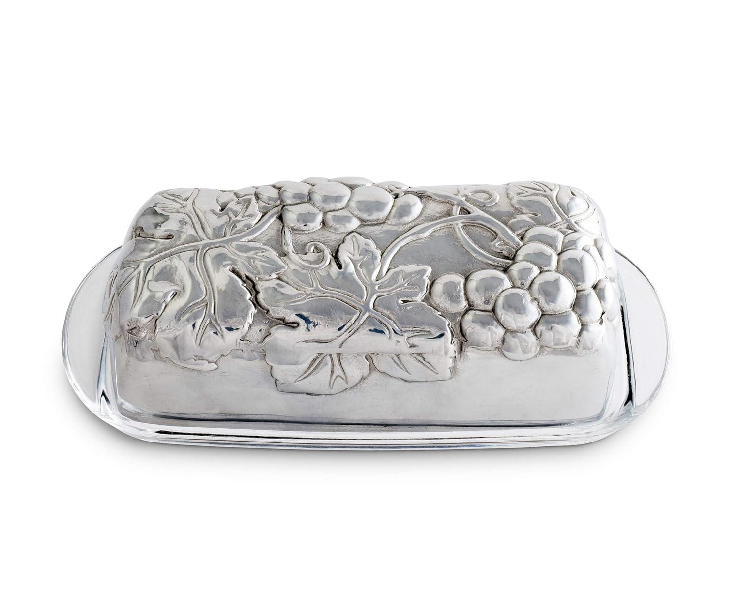 Arthur Court Designs Arthur Court Designs Grape Aluminum Butter Dish