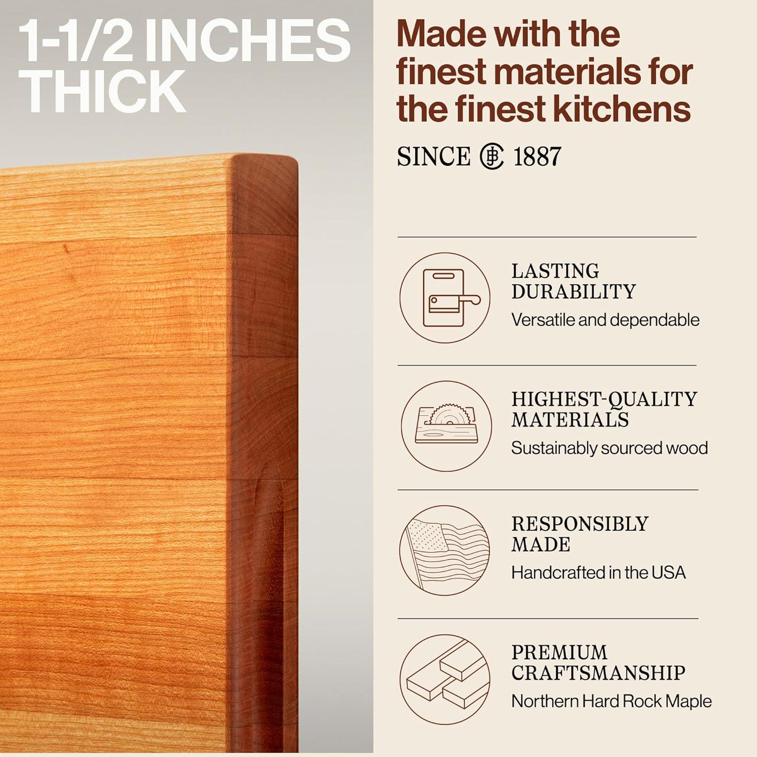 John Boos 20"x15" Reversible Cherry Cutting Board