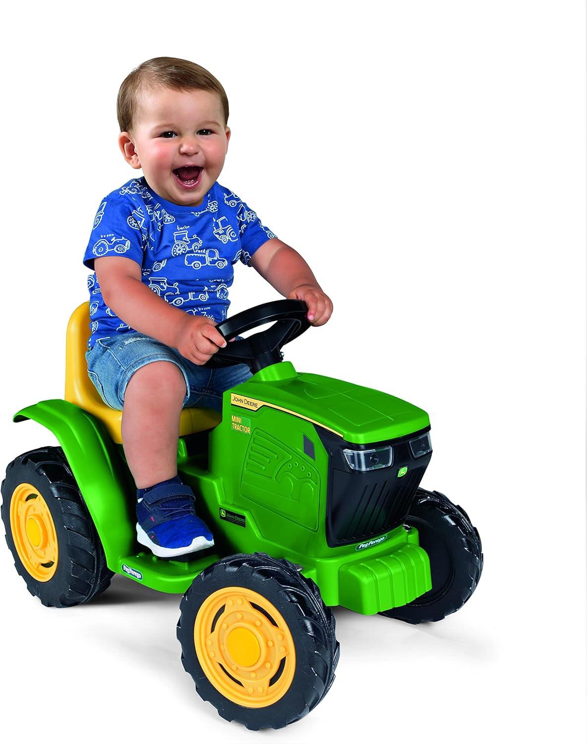 Peg Perego John Deere Mini Tractor 6 Volt Ride on Toy