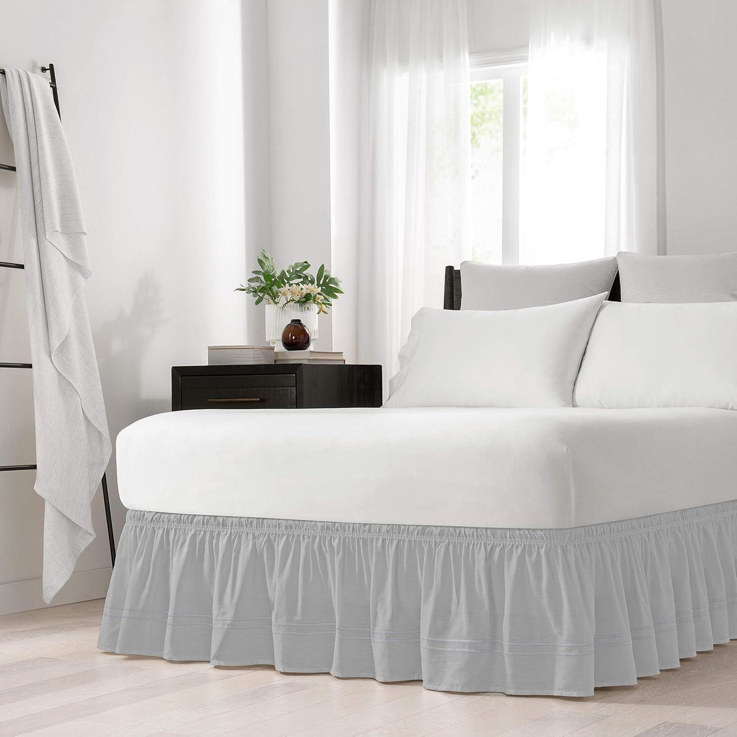 Easy Fit™ Baratta Ruffled Wrap Around Bed Skirt