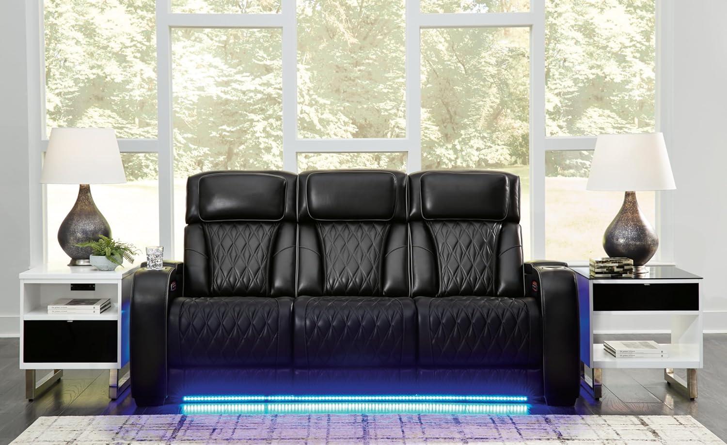 Ashley Furniture Boyington Black Power Reclining Sofa