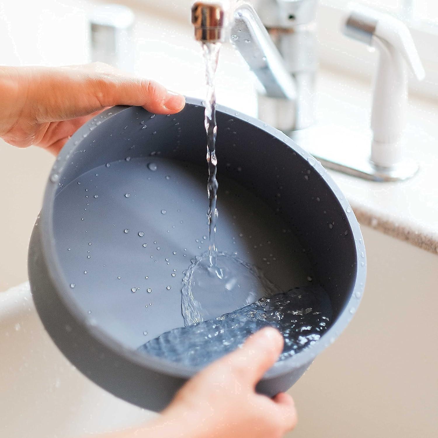 Round Silicone Non-Stick Cake Pans Set, 6" and 8"