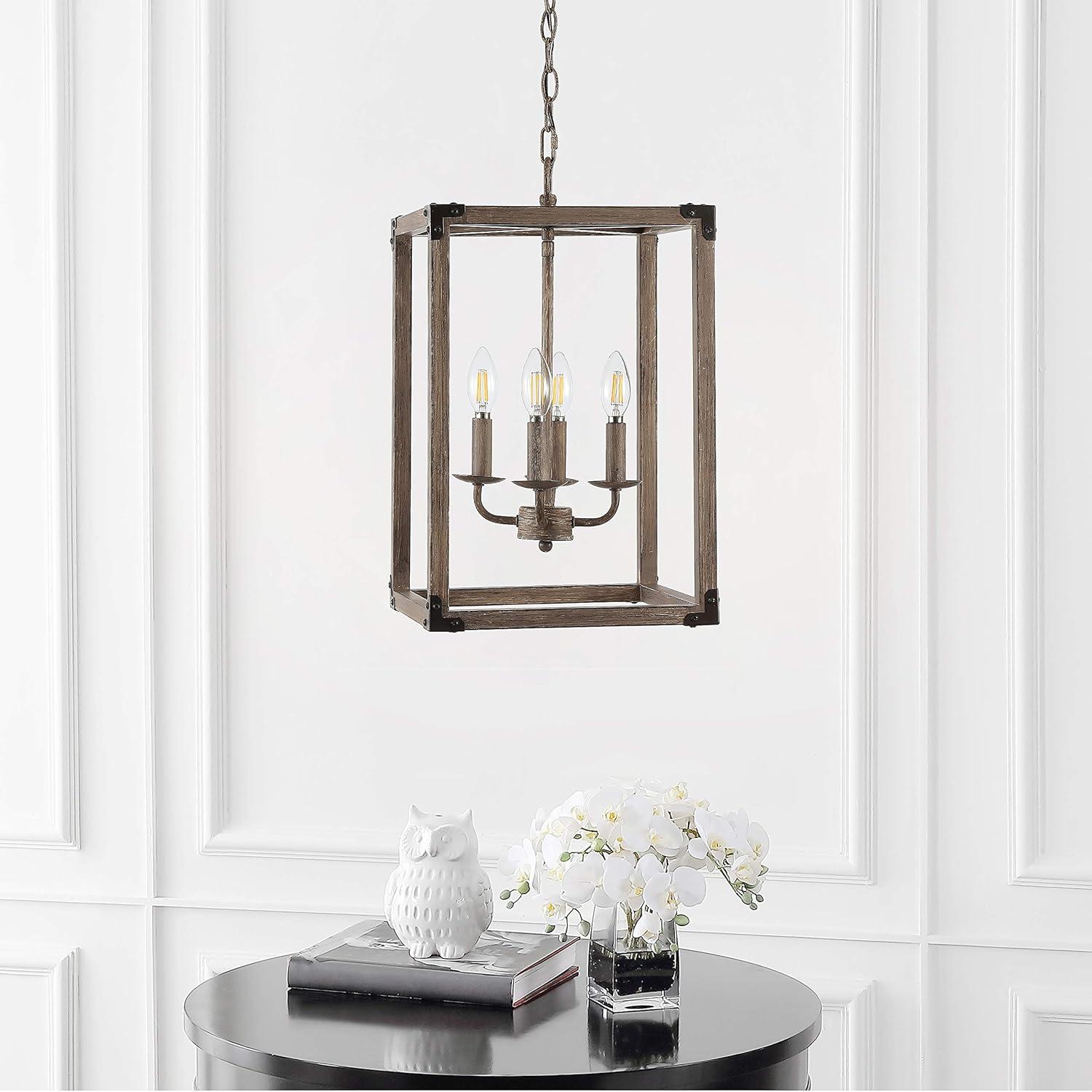 Magnolia Rustic 12" Farmhouse Iron LED Pendant - Oil-Rubbed Bronze